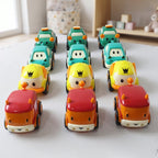 ALVENZA Toddler Toy Cars Set – 12-Piece Colorful Pull Back Vehicles