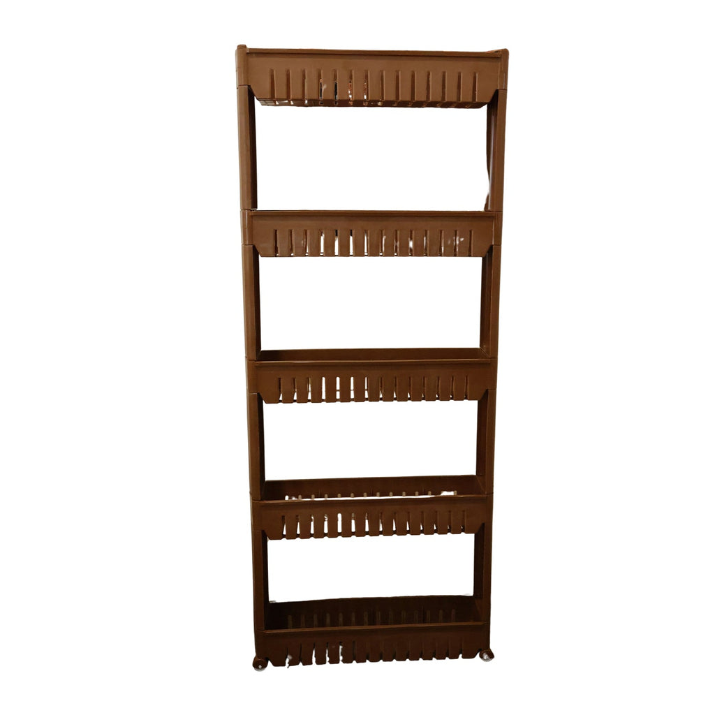 ALVENZA Kitchen Storage Rack – Space-Saving Multi-Tier Organizer with Wheels