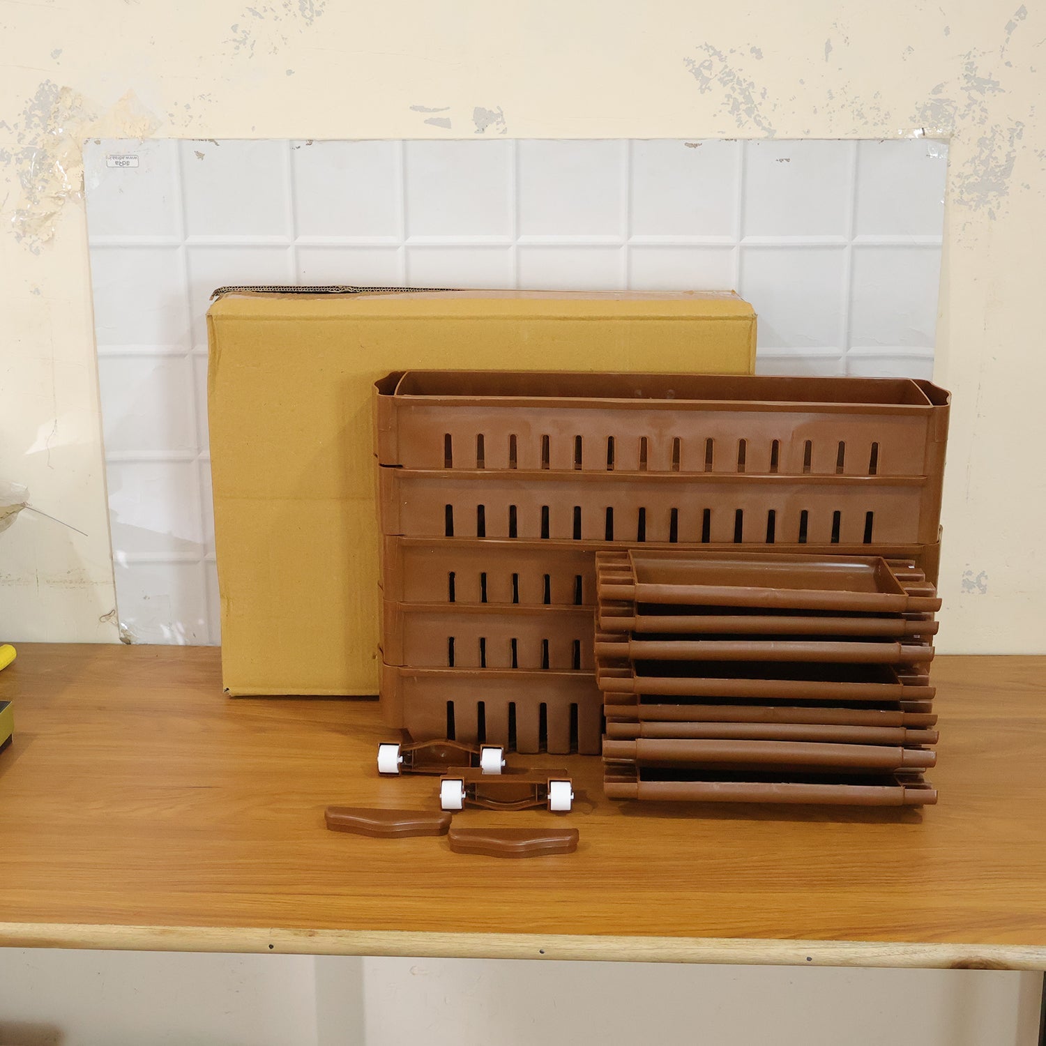 ALVENZA Kitchen Storage Rack – Space-Saving Multi-Tier Organizer with Wheels