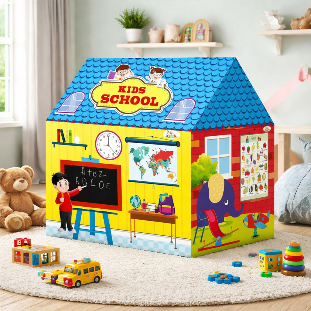 ALVENZA Kids School Play Tent House – Vibrant Educational Environment