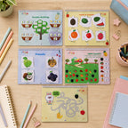 ALVENZA Velcro Kids Book – Fun Learning with Fruits for Ages 2-4