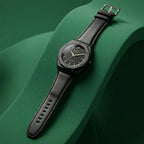 Men's Octagonal Watch – Stylish Black Leather Strap Timepiece