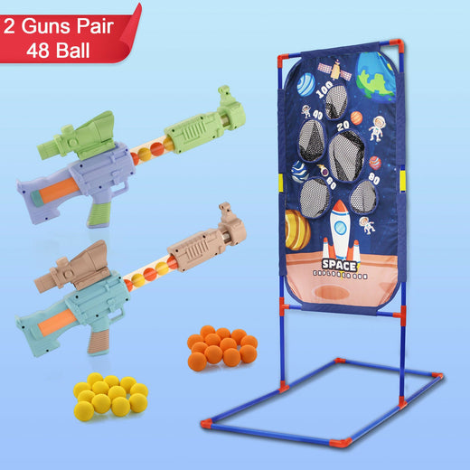 ALVENZA Space Explorer Pneumatic Gun Set – Safe & Skill-Building Play