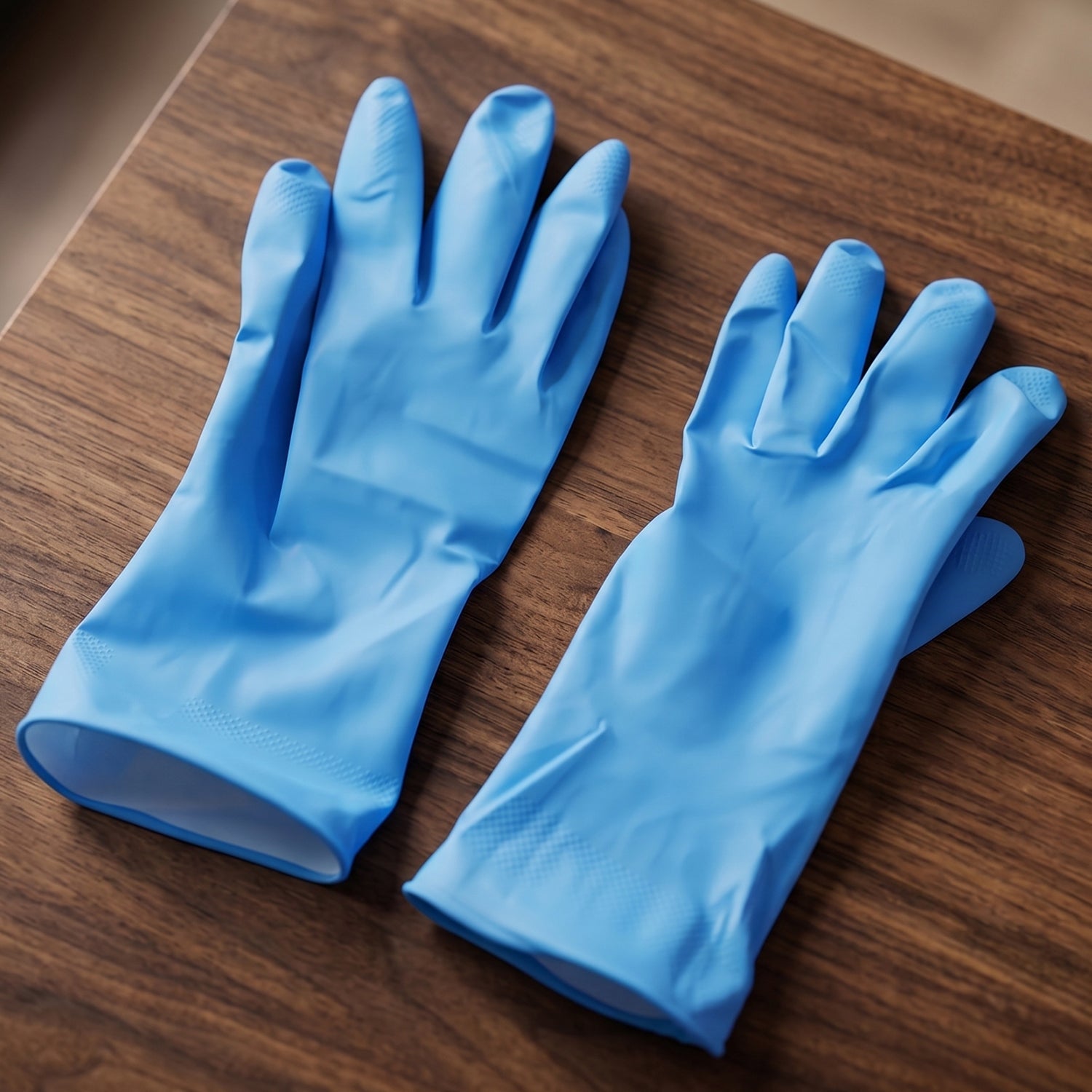 Waterproof Rubber Cleaning Gloves Durable & Reusable Kitchen Gloves - Detail View 7