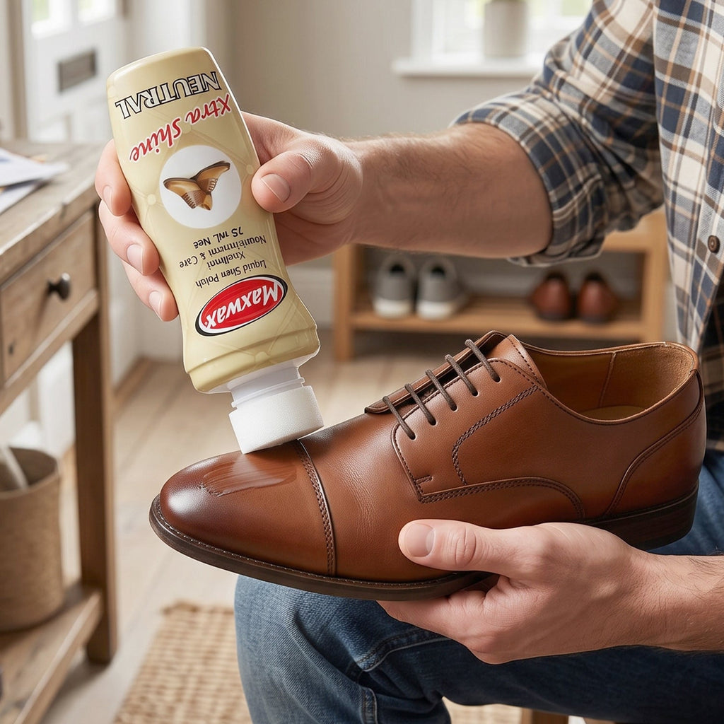 Neutral Liquid Shoe Polish Instant Shine & Leather Care - Detail View 5