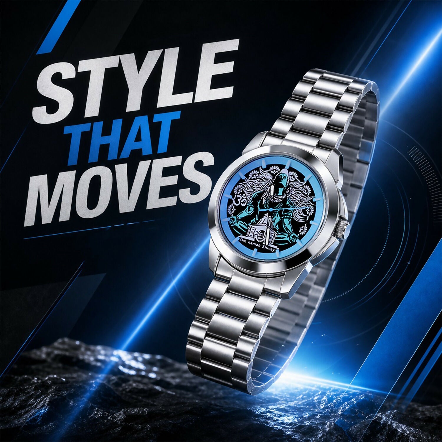 Mahadev Kedarnath Temple Analog Watch – Stylish devotional accessory