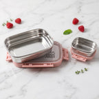 Kids Stainless Steel Lunch Box Set Leak-Proof & Durable - Detail View 7