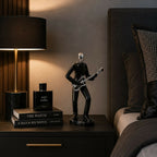 ALVENZA Abstract Guitar Player Resin Showpiece for Home & Office Decor