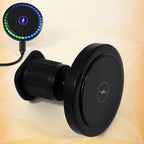 Magnetic Car Charger Wireless Phone Mount with RGB Lights - Detail View 7