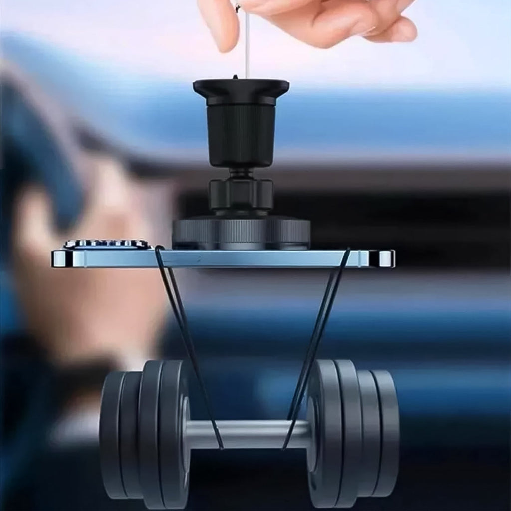 Magnetic Car Charger Wireless Phone Mount with RGB Lights - Detail View 8