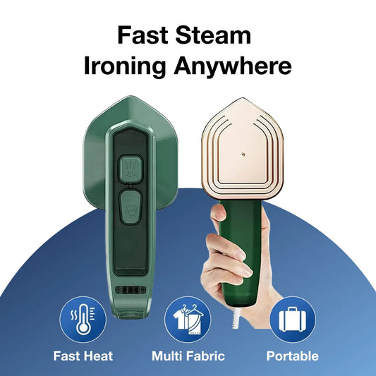  Portable Steam Iron – 2-in-1 Travel Garment Steamer | ALVENZA - Detail 1