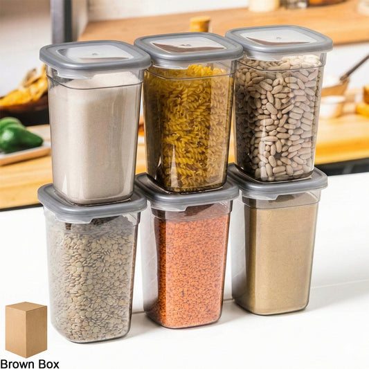  Kitchen Storage Containers – Airtight 6 Pc Set, 1200 ML Each - Detail 1