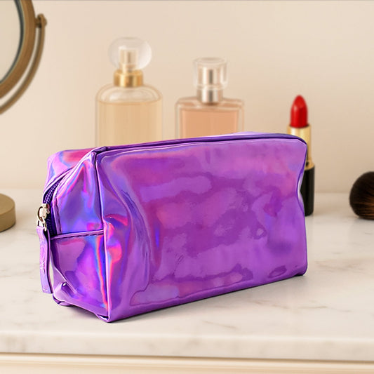  Holographic Waterproof Travel Cosmetic Pouch – Stylish & Durable - Detail 1