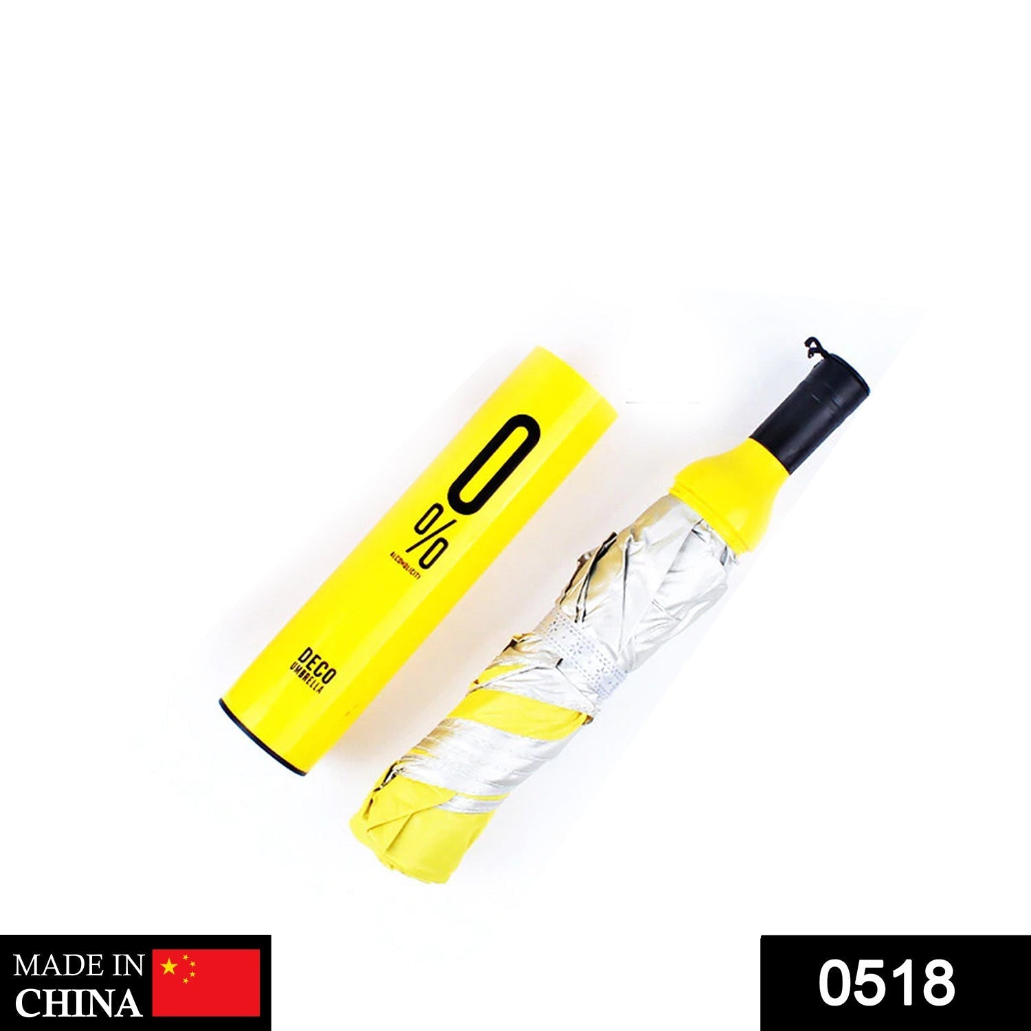  Wine Bottle Umbrella – Compact Windproof Travel | ALVENZA - Detail 1