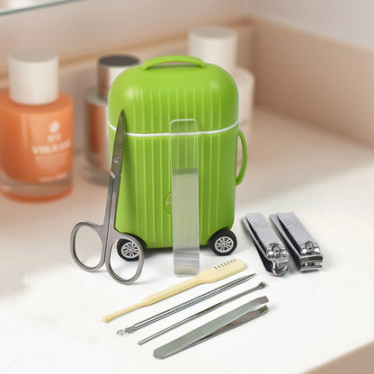  Manicure Pedicure Kit – 8-Pc Travel Grooming Set | ALVENZA - Detail 1