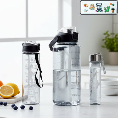  Multipurpose Water Bottle Set – 3 Sizes for Every Hydration Need - Detail 1