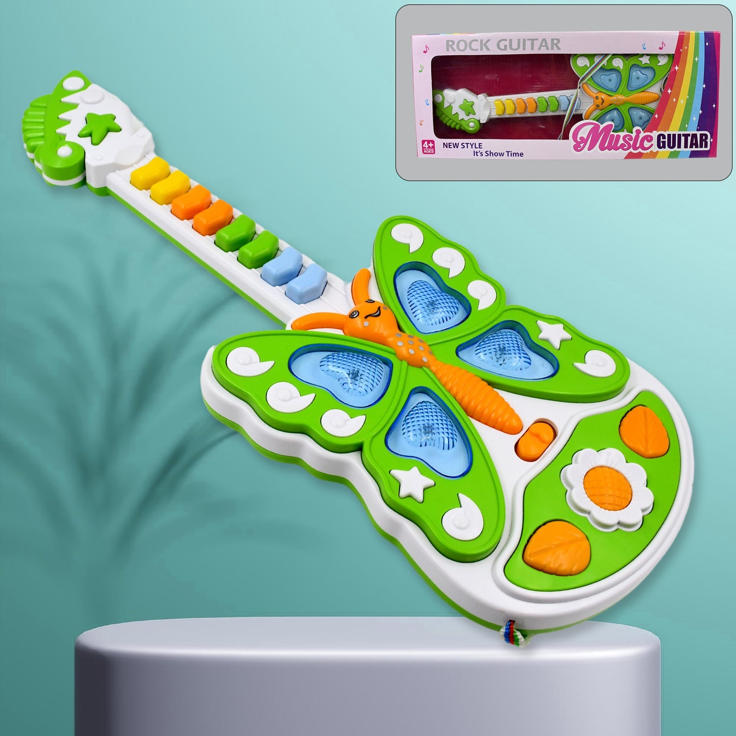  Kids Musical Guitar Toy – Light & Music, Learning Fun | ALVENZA - Detail 1
