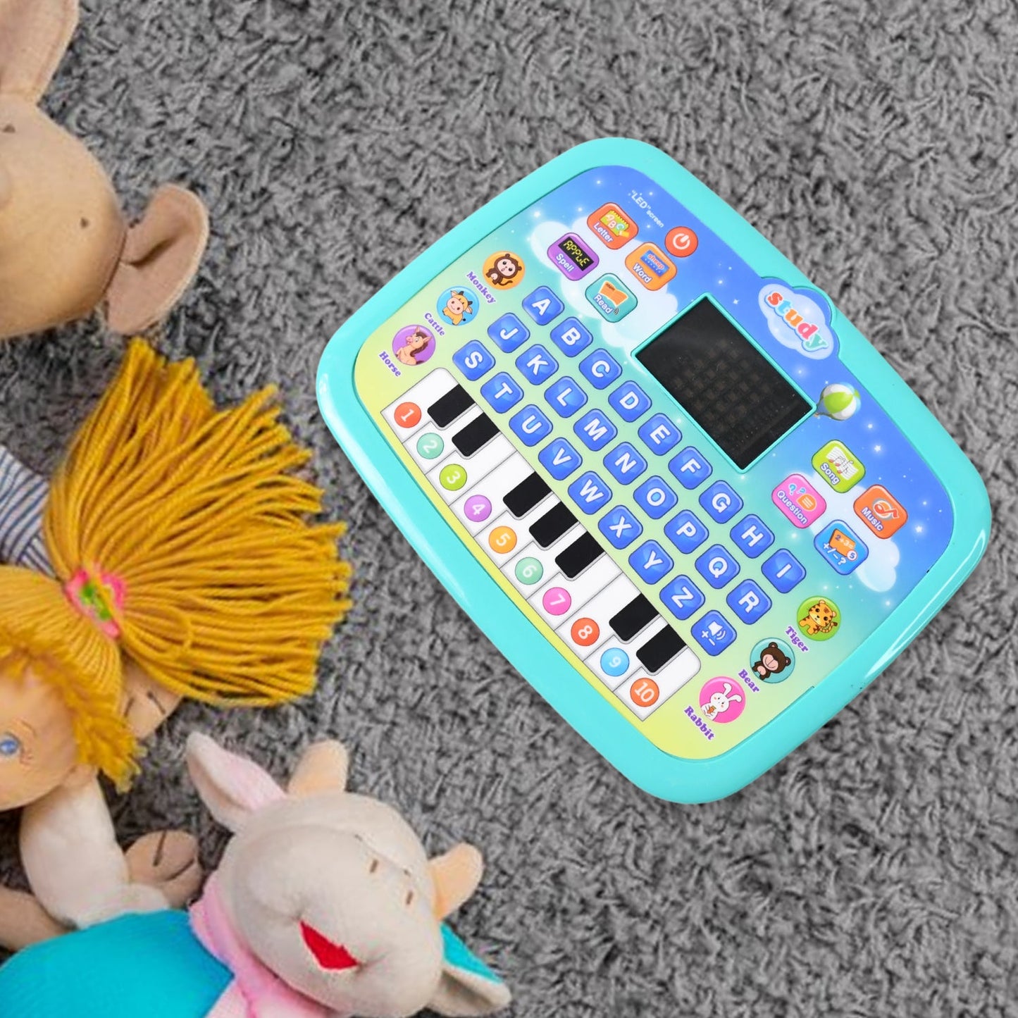  Educational Piano Laptop Toy – Interactive Learning with LED Music - Detail 1