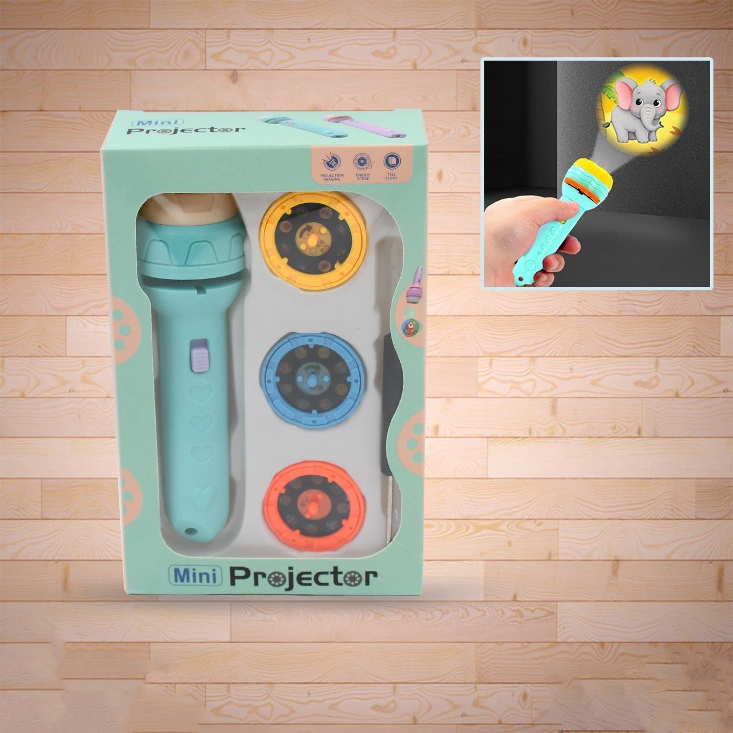  Mini Slide Projector for Kids – Learning Toy | ALVENZA - Detail 1