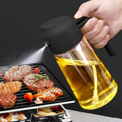 ALVENZA Oil Dispenser & Sprayer - Dual function pour and spray nozzle