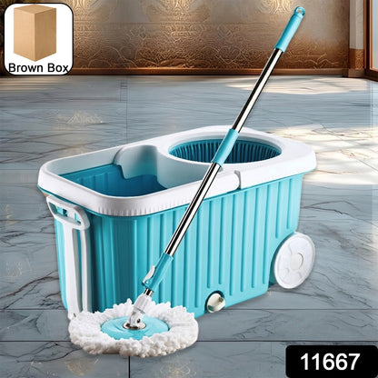  Spin Mop – 360° Rotating Stainless Steel Spinner for Deep Cleaning - Detail 2