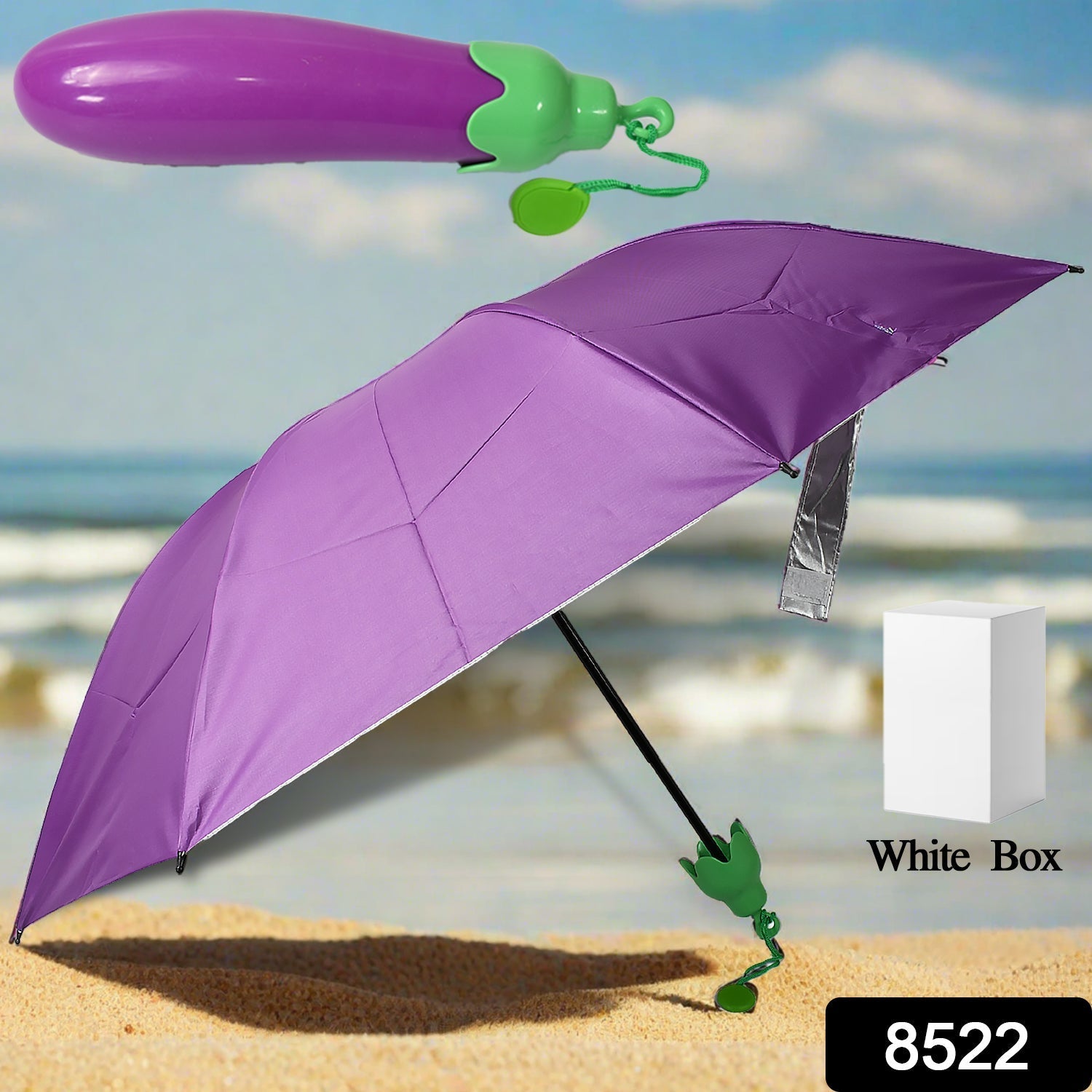  Vegetable Shaped Umbrella – Mini Folding UV Protection | ALVENZA - Detail 2