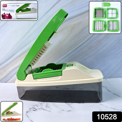  Vegetable Chopper – Quick Nicer Dicer with 4 Stainless Blades - Detail 2