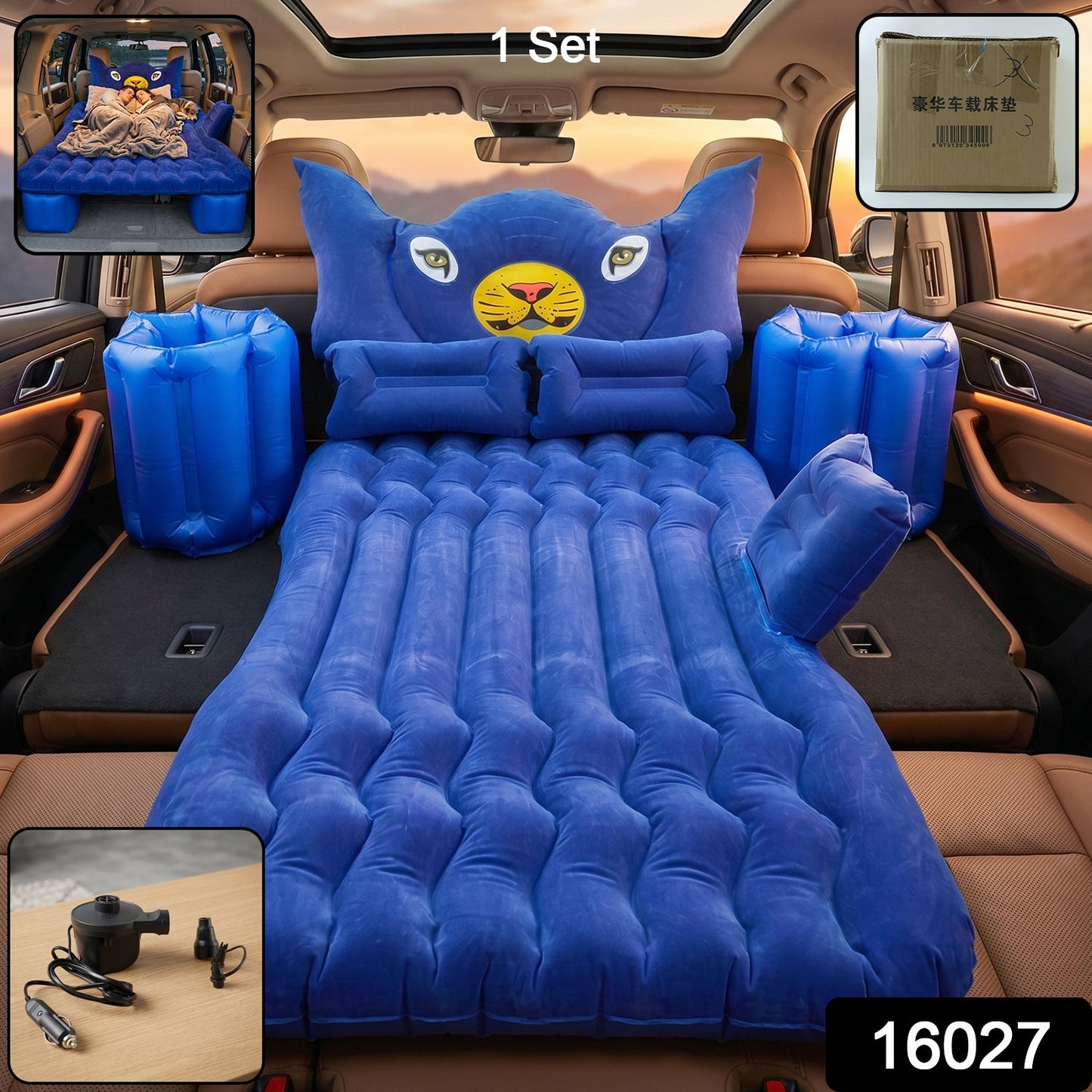  Inflatable Car Air Mattress Bed Set – Portable & Comfortable Sleep, Car Sofa - Detail 2