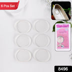  Silicone Shoe Insoles Heel Pads – 6 Pc Cushion Set | ALVENZA - Detail 2