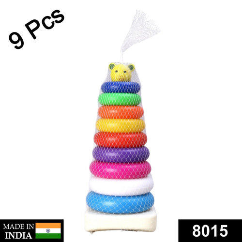  Teddy Bear Stacking Rings Toy – 9 Pcs Educational | ALVENZA - Detail 2