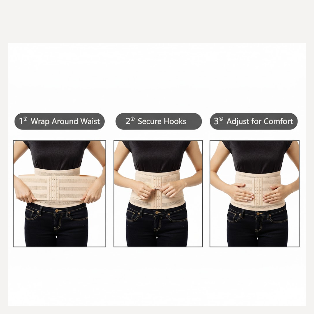  Waist Trimmer Belt for Women – Body Shaper & Cincher | ALVENZA - Detail 2