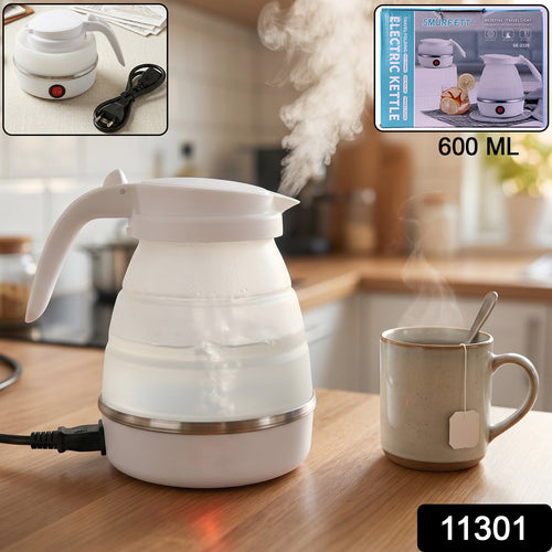  Collapsible Travel Electric Kettle 600ml Foldable Silicone Water Boiler (1 Pc) - Detail 2