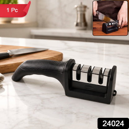  3 Stage Manual Knife Sharpener Tool for Steel and Ceramic Knives Ki... - Detail 2