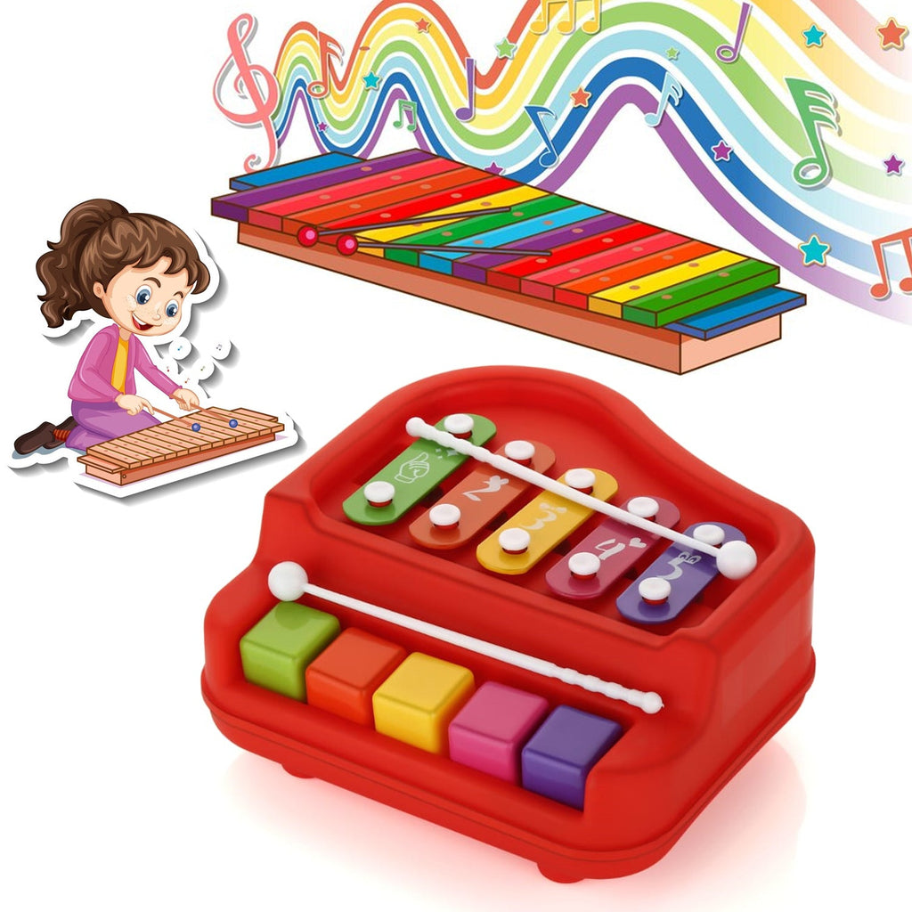  Baby Piano Xylophone – 2-in-1 Musical Toy for Toddlers | ALVENZA - Detail 2