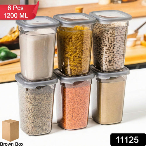  Kitchen Storage Containers – Airtight 6 Pc Set, 1200 ML Each - Detail 2