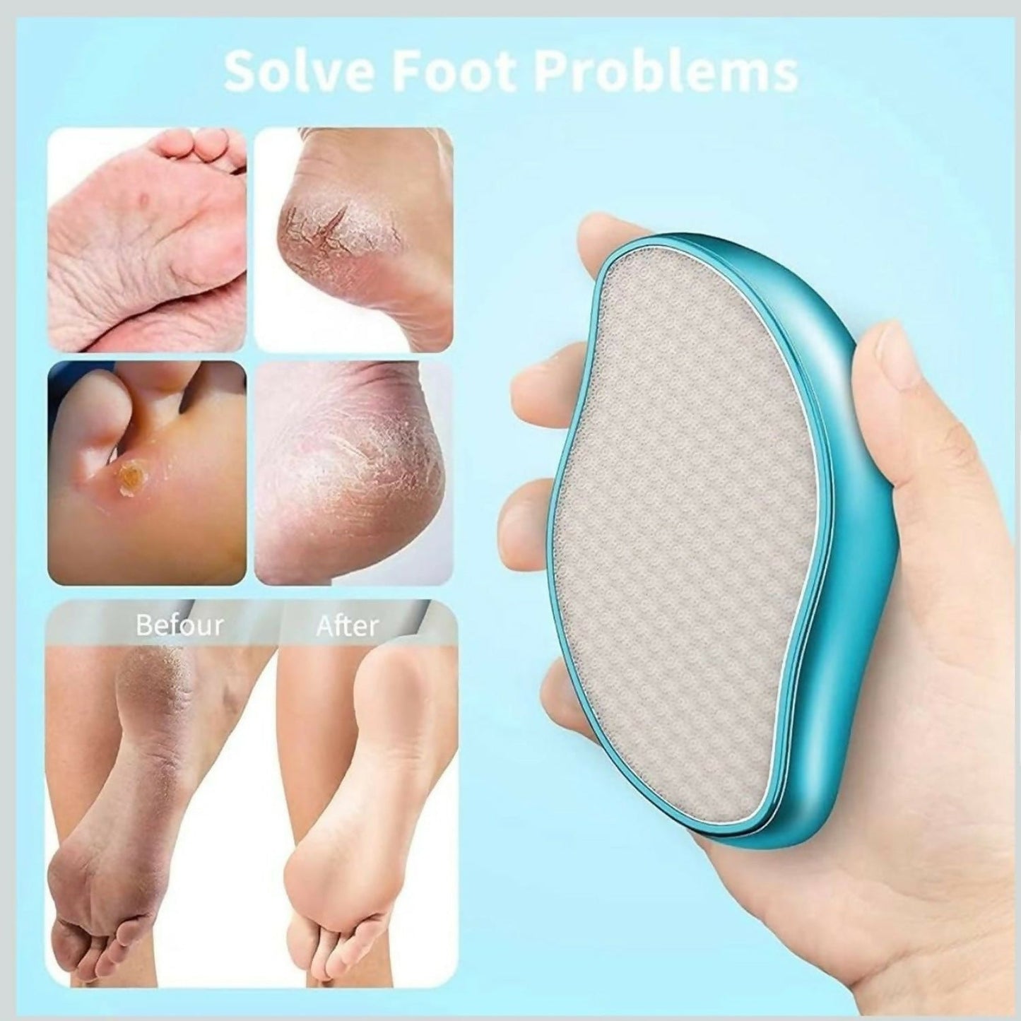  Foot Scrubber – Reusable Callus Remover for Smooth, Healthy Feet - Detail 3