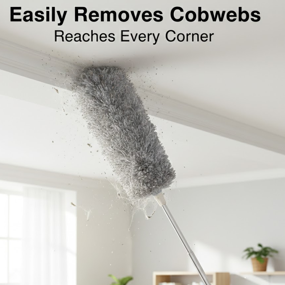  Microfiber Duster – 100-Inch Extendable Handle | ALVENZA - Detail 3