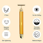 Vibrating Face Massager – Golden Energy for Radiant Skin | ALVENZA - Detail 3