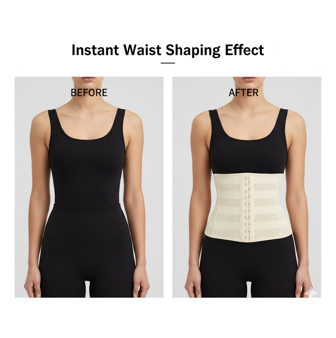  Waist Trimmer Belt for Women – Body Shaper & Cincher | ALVENZA - Detail 3