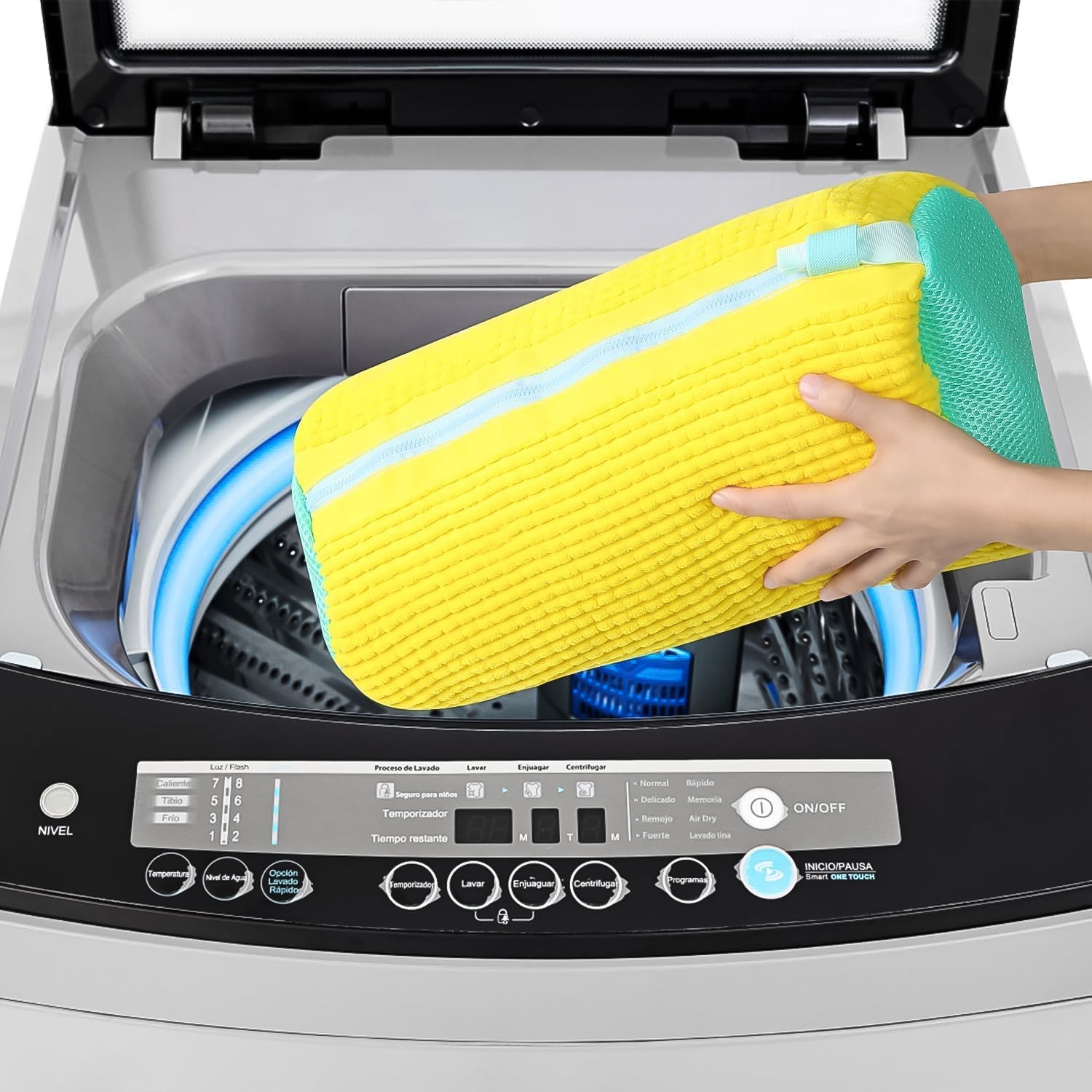  Shoe Washing Machine Bag – Microfiber Chenille Lining with Zipper - Detail 3