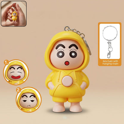  Face Changing Doll Keychain – Multiple Expressions & Compact Design - Detail 3