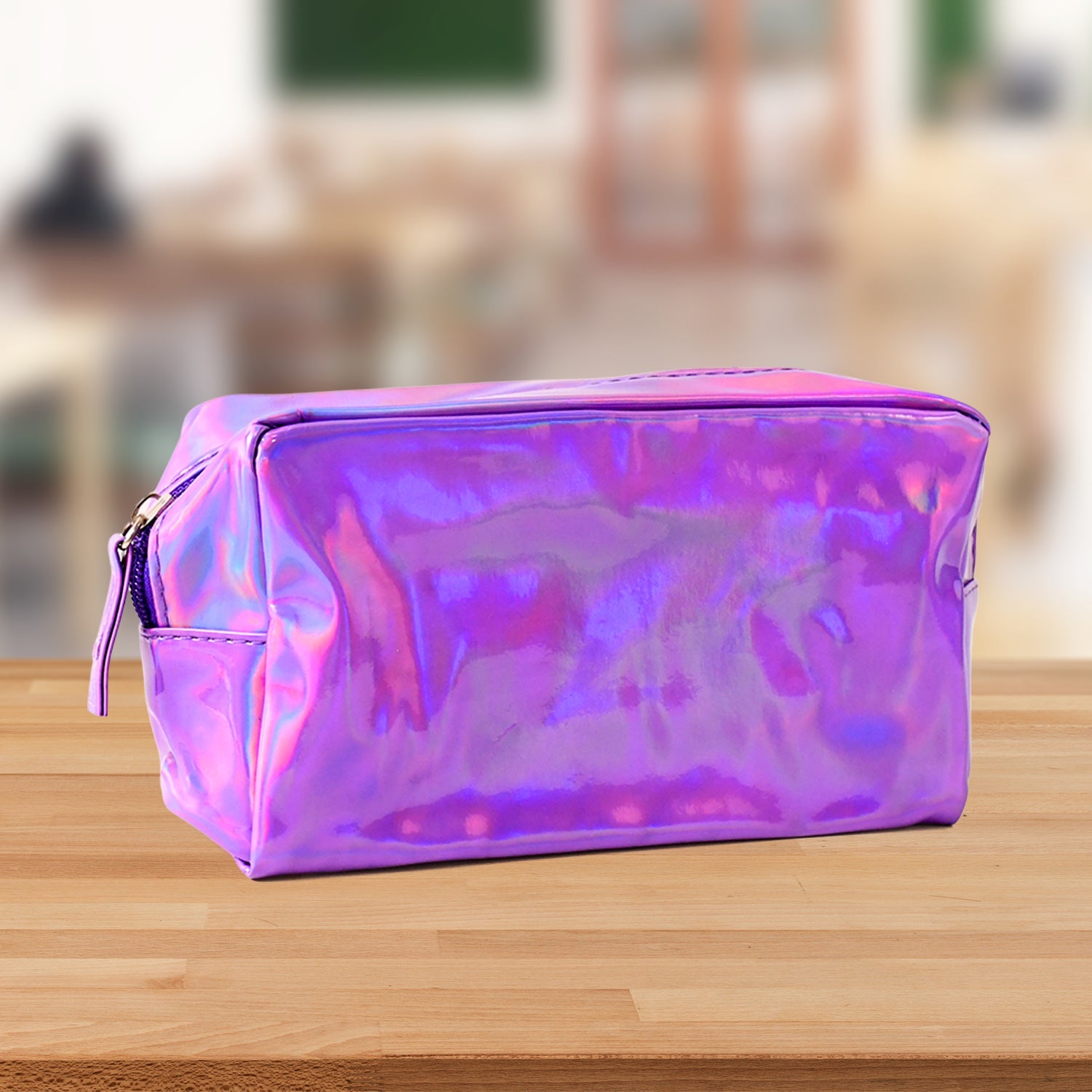  Holographic Waterproof Travel Cosmetic Pouch – Stylish & Durable - Detail 3