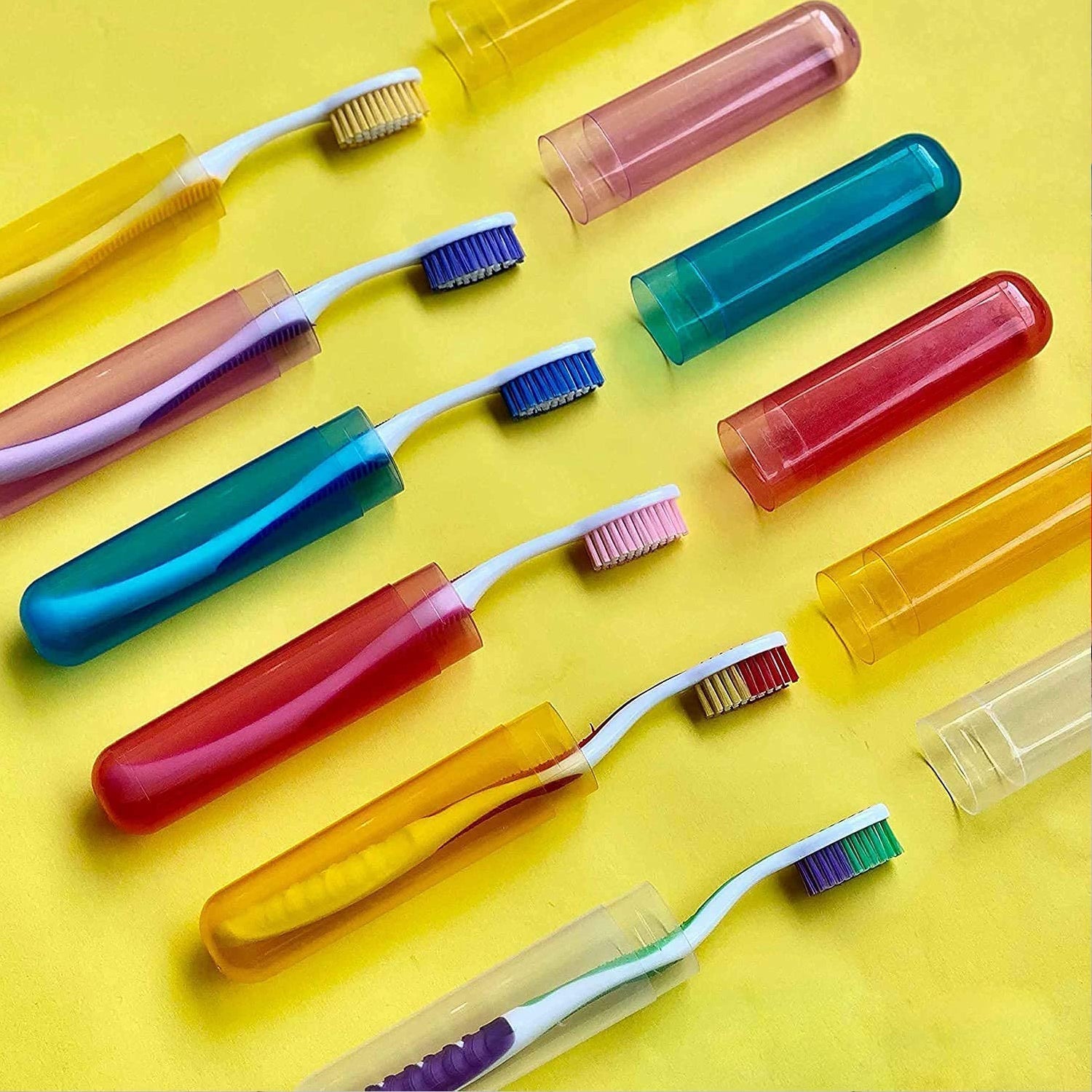  Travel Toothbrush Covers – 6pc Anti-Bacterial Set | ALVENZA - Detail 3
