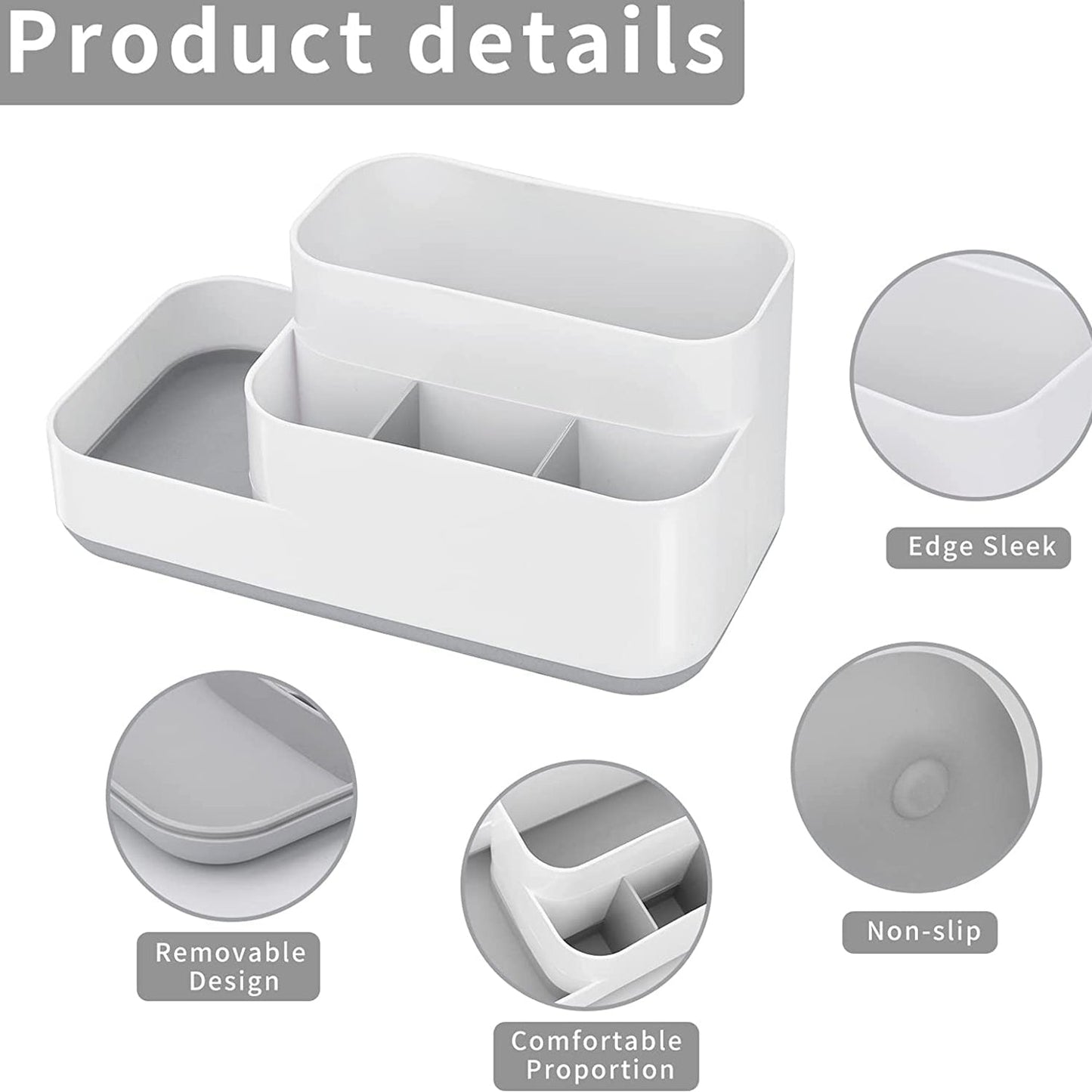  Cosmetic Makeup Organizer – Clear Vanity Storage | ALVENZA - Detail 3