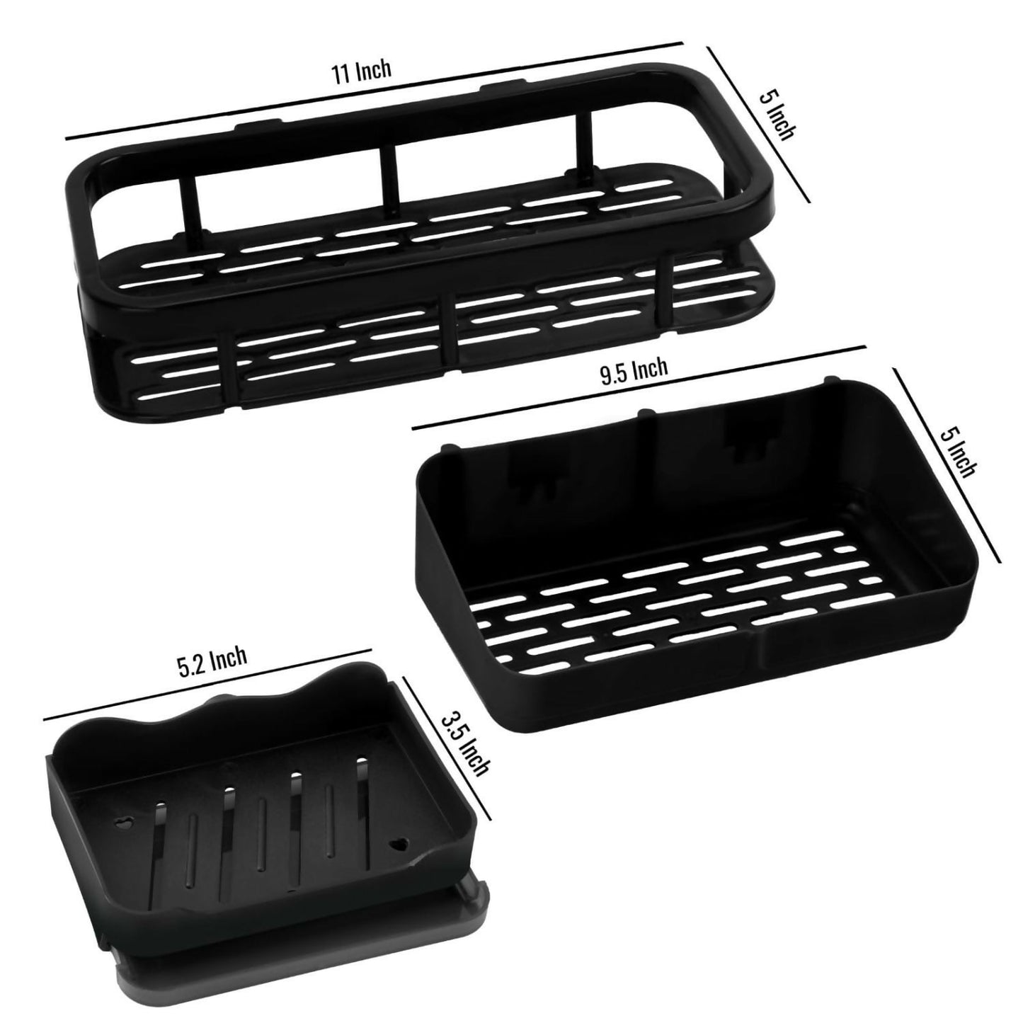  Wall Mounted Bathroom Storage Rack – Space-saving & Rust-resistant - Detail 3