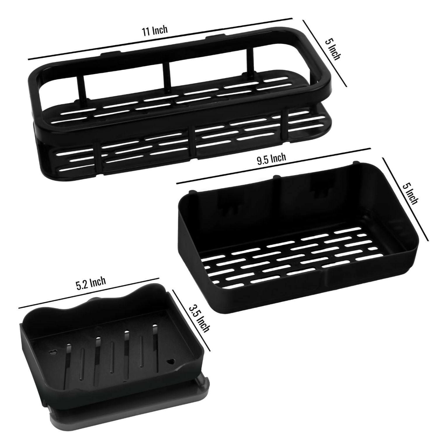  Wall Mounted Bathroom Storage Rack – Space-saving & Rust-resistant - Detail 3