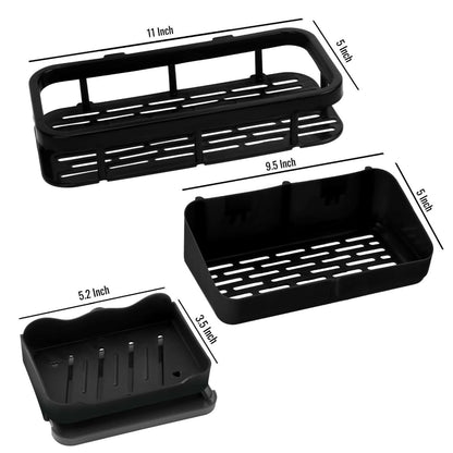  Wall Mounted Bathroom Storage Rack – Space-saving & Rust-resistant - Detail 3