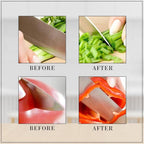  3 Stage Manual Knife Sharpener Tool for Steel and Ceramic Knives Ki... - Detail 3