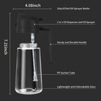 ALVENZA Cooking Oil Sprayer - Ergonomic handle and non-drip spout detail