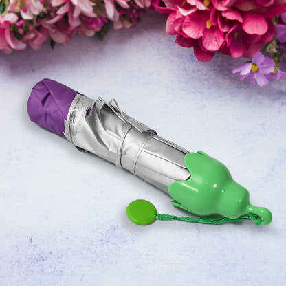 Vegetable Shaped Umbrella – Mini Folding UV Protection | ALVENZA - Detail 4